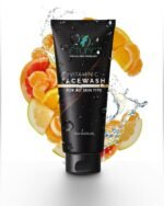 FTUNE Vitamin C Face Wash with citrus fruit background