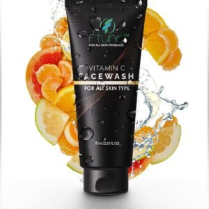 FTUNE Vitamin C Face Wash with citrus fruit background