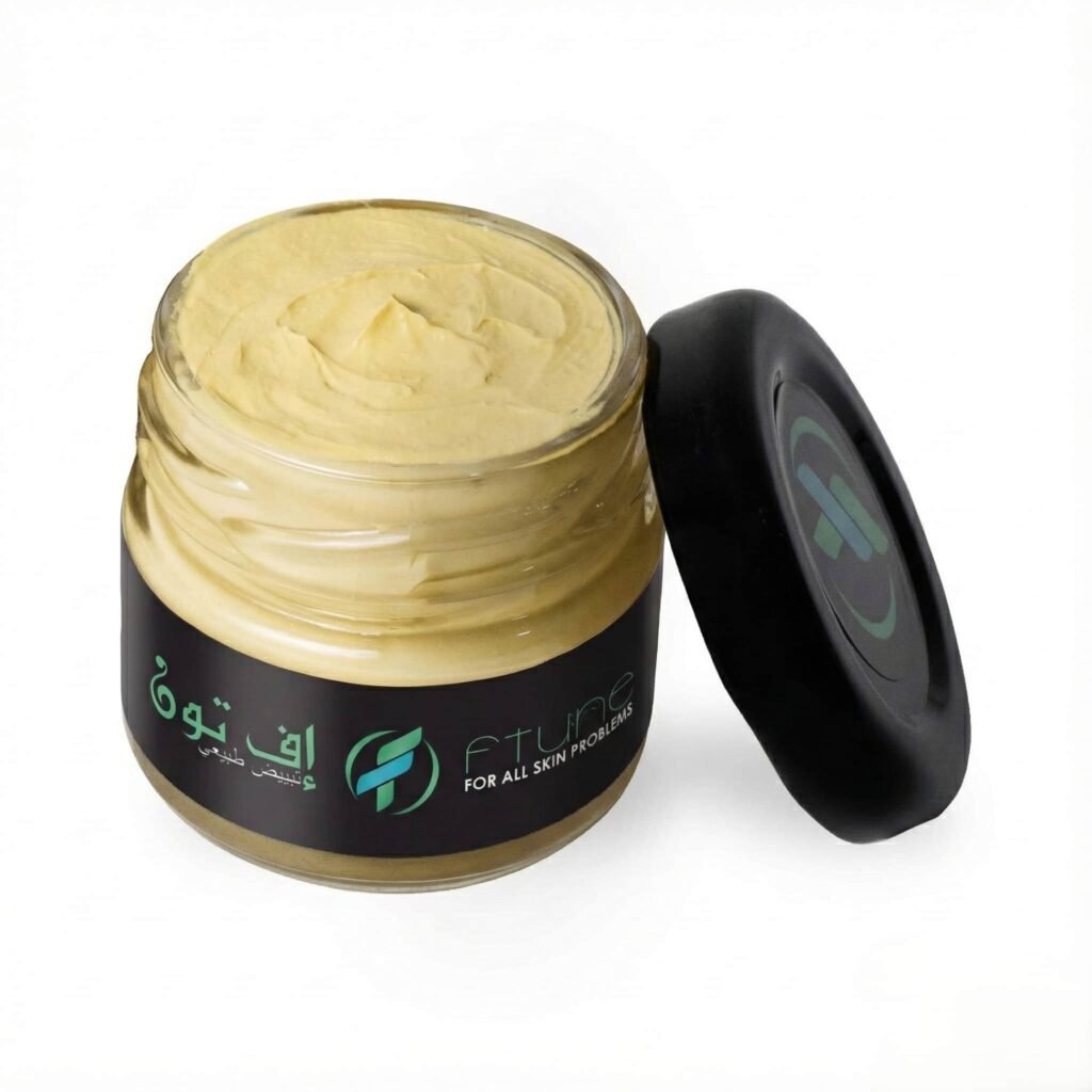 FTUNE Glutathione Cream 30g open jar showing rich cream texture